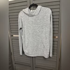 GAP Gray Hoodie Women’s Small Soft Knit Pullover Lightweight Athleisure